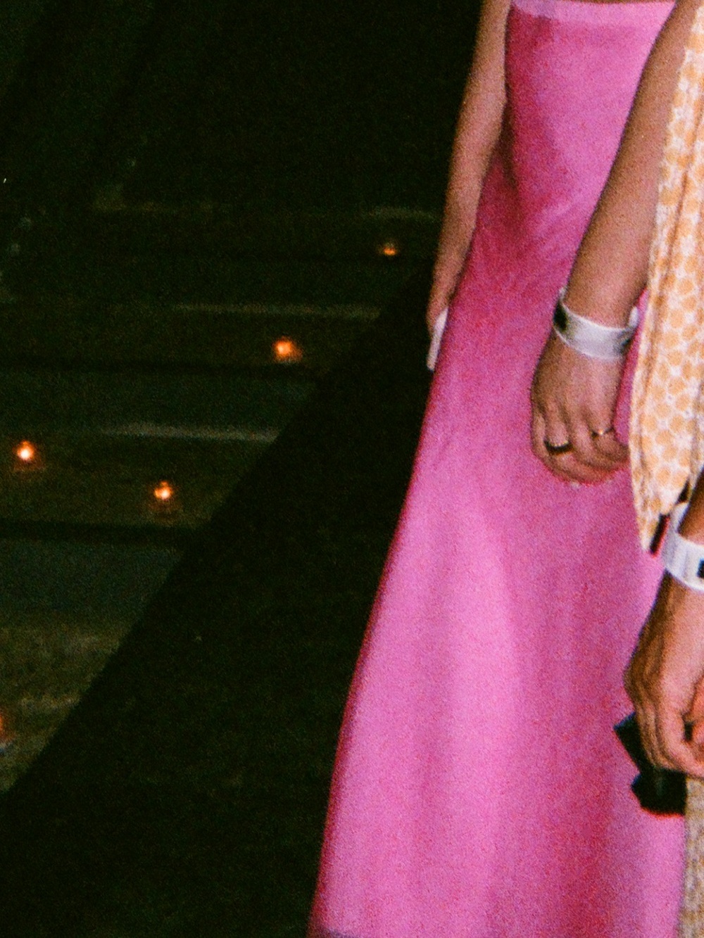 100% Silk Pink Maxi Skirt